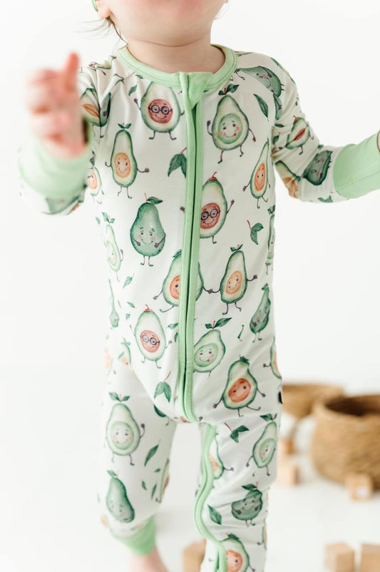 Let’s Avo-Cuddle Bamboo Zip Pajamas