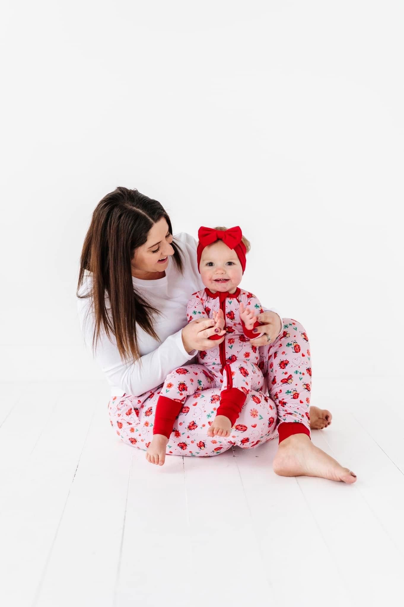 Little Lady Love Bamboo Zip Pajamas