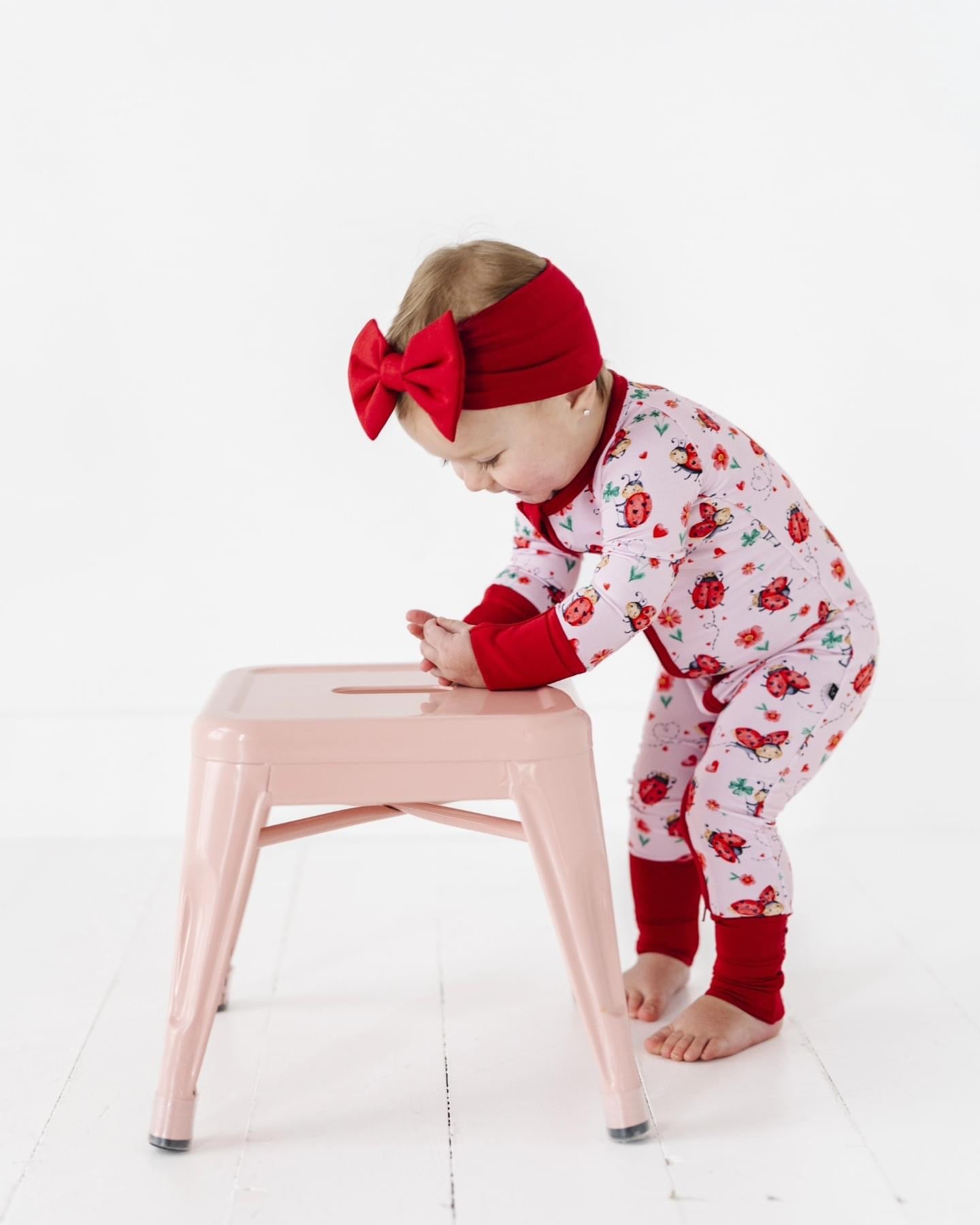 Little Lady Love Bamboo Zip Pajamas