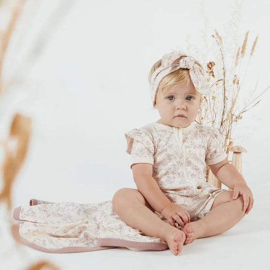 Fairy Garden Zip Romper