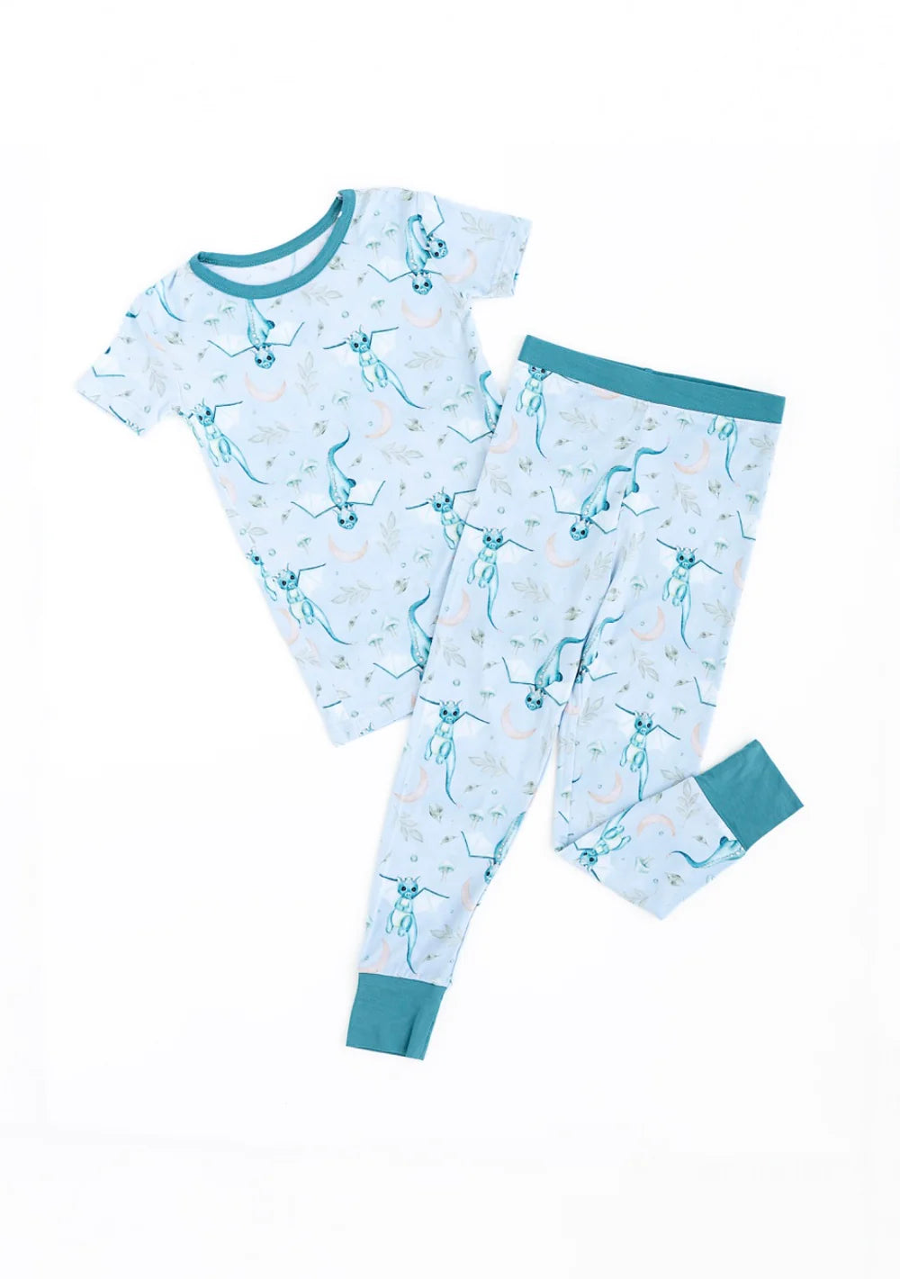 Dragon Dreams - Mist Bamboo Two Piece Pajamas