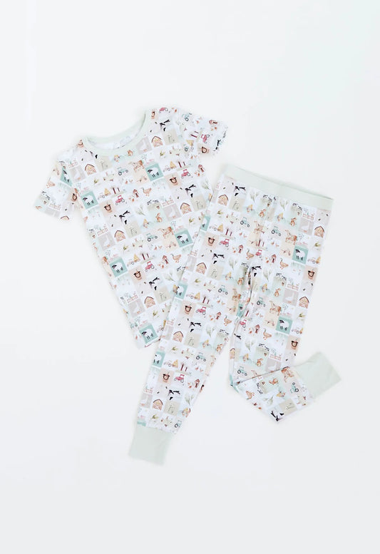 Farm Bamboo Two Piece Pajamas