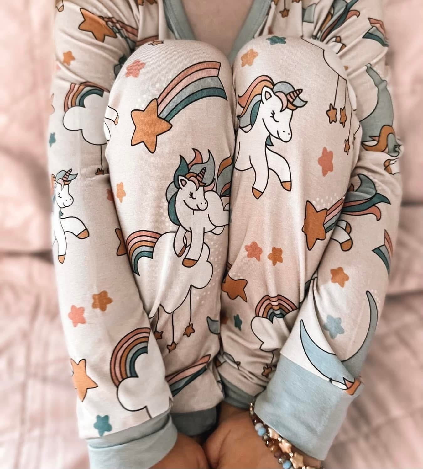 Unicorn Dreamland 2 Piece Bamboo Pajamas