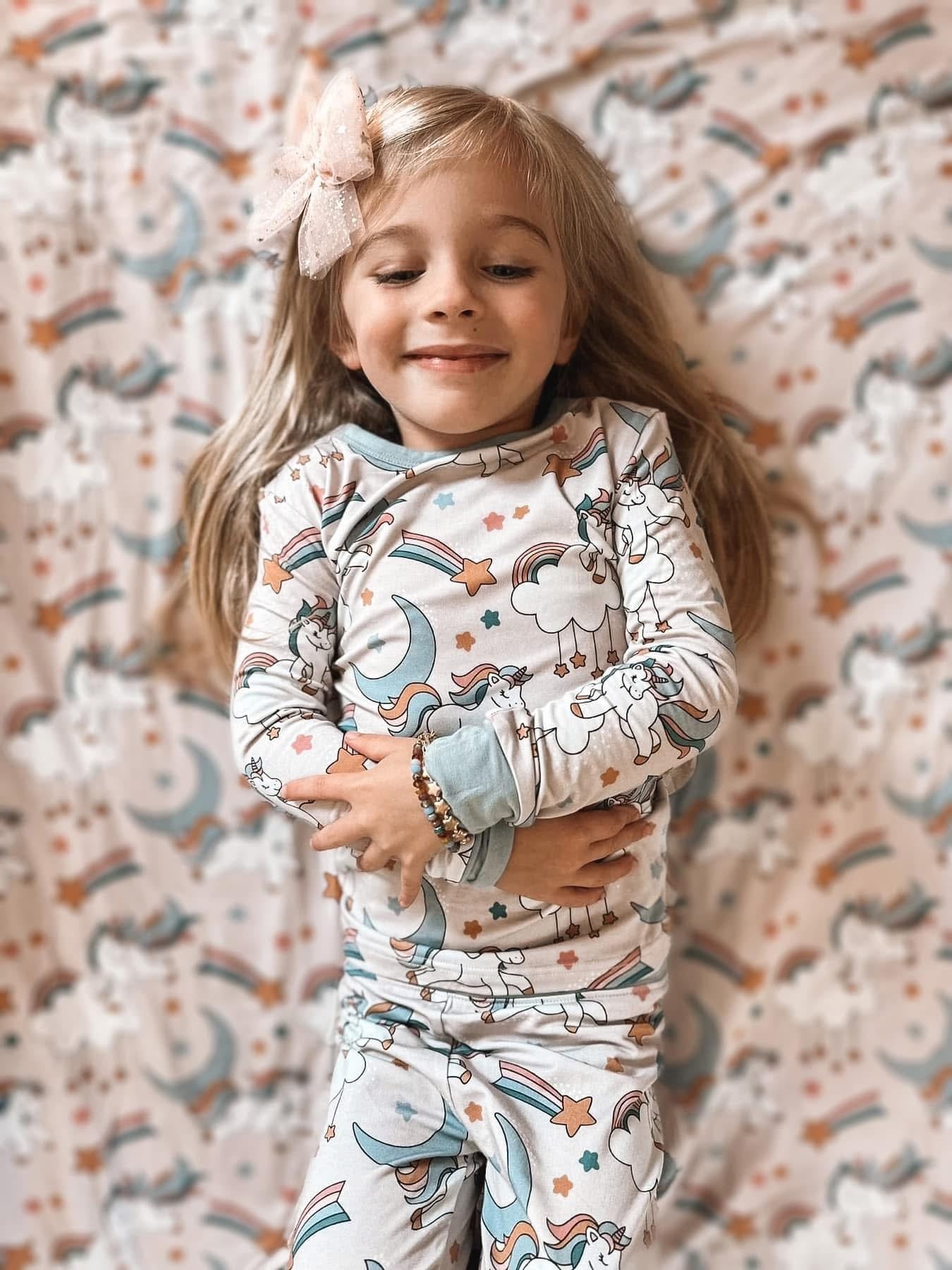 Unicorn Dreamland 2 Piece Bamboo Pajamas