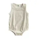 PRESLEY Sleeveless Ribbed Baby Bodysuit