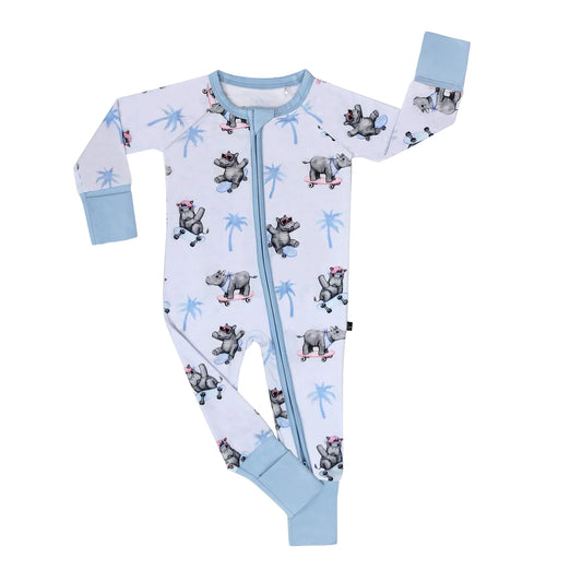 Sk8ter Boi Bamboo Zip Pajamas