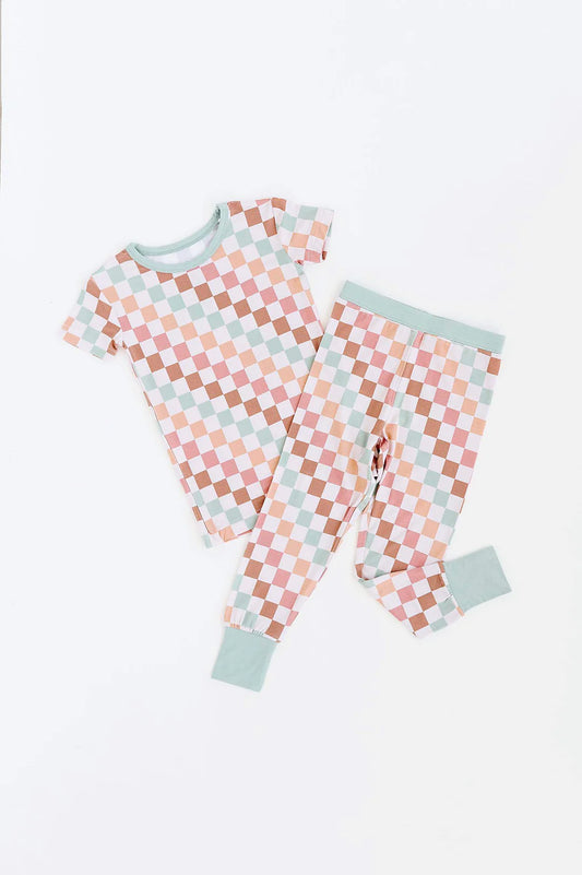 Checked Out Bamboo Two Piece Pajamas