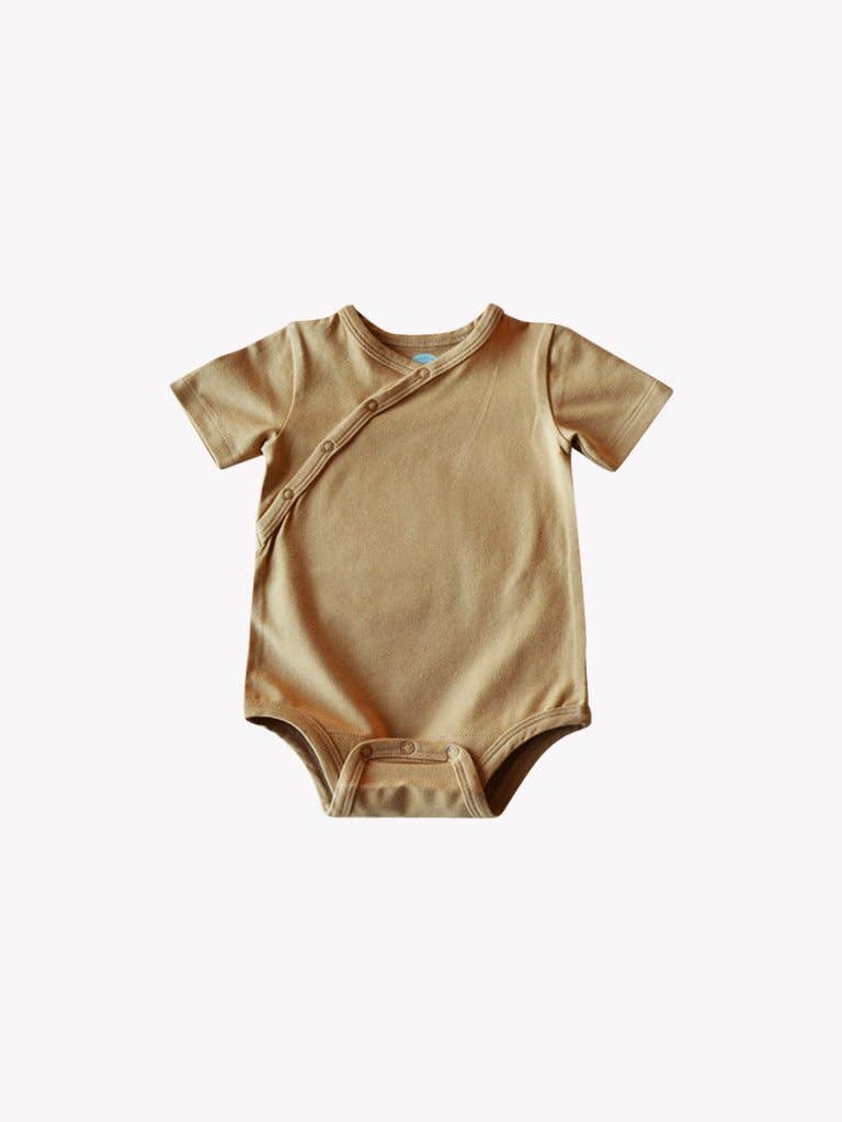 Shoulder Snap Short Sleeved Onesie - Honeycomb