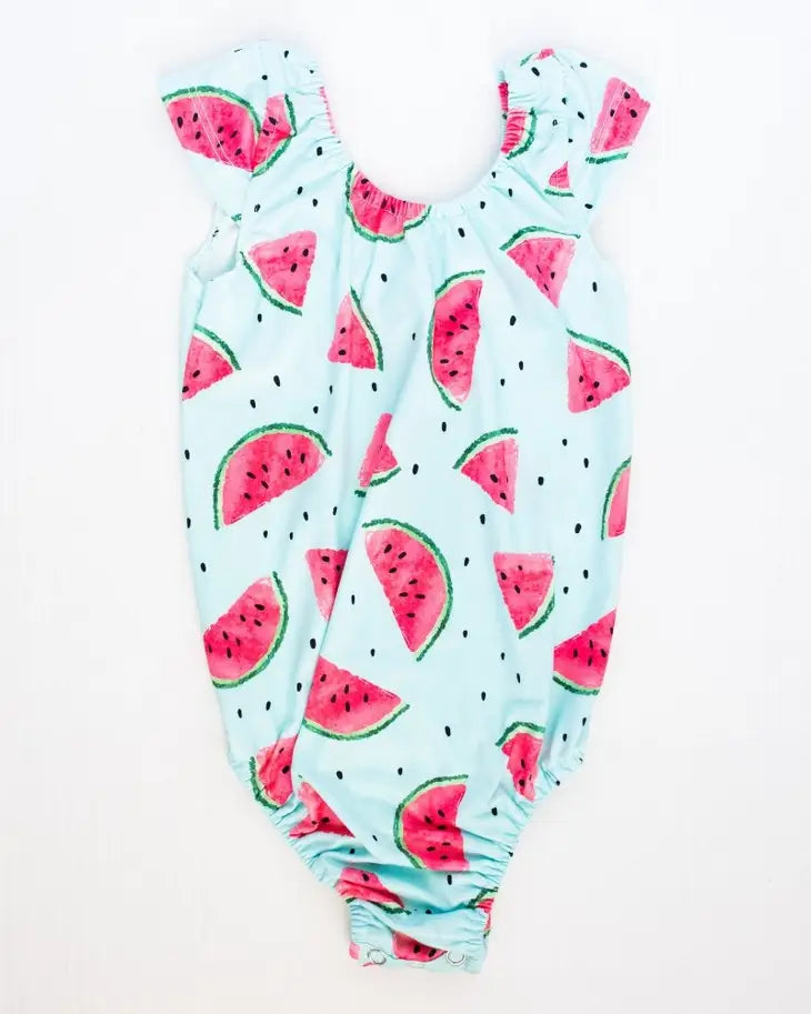 Maggie Cap Sleeve Leotard - Watermelon