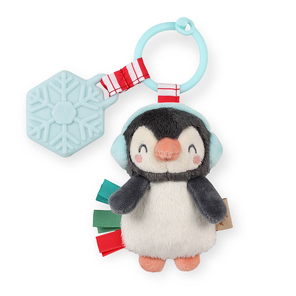 Holiday Penguin Itzy Pal™ Plush + Teether