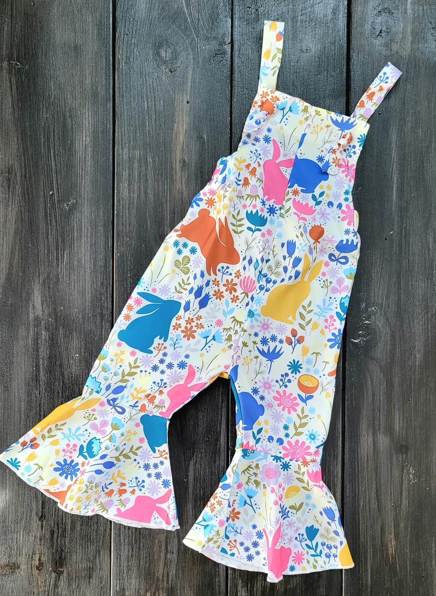 Easter Bell Bottom Romper