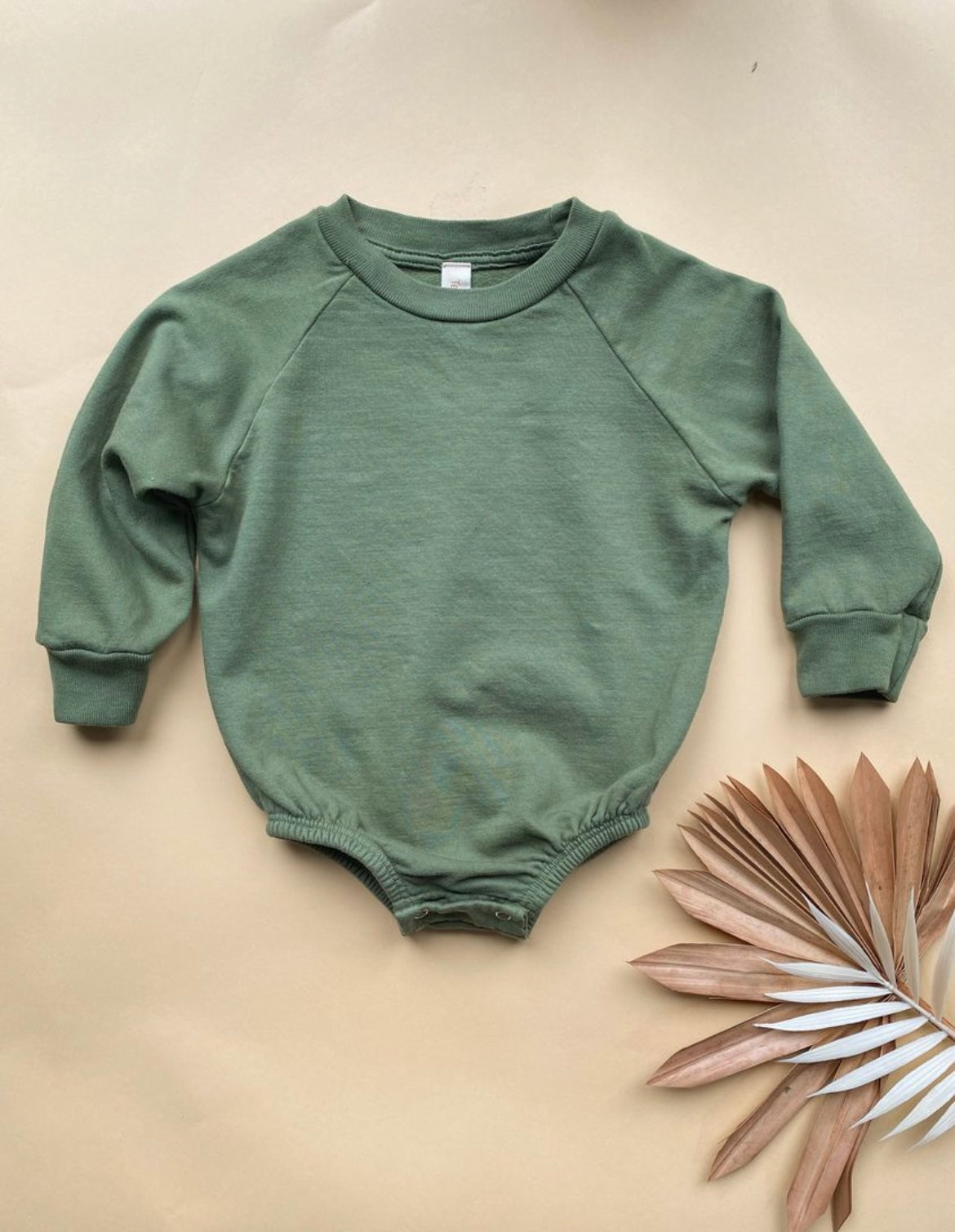 Organic Cotton Fleece Bubble Romper